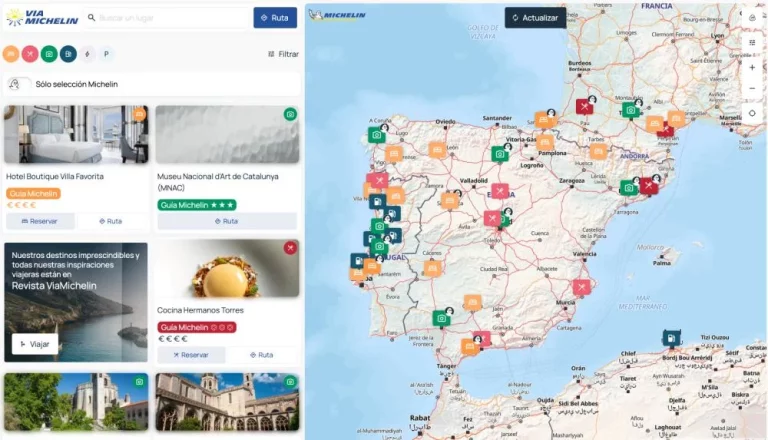 La nueva ViaMichelin: convertir rutas en viajes