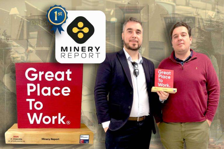 Minery Report, Top 1 en Best Workplaces Spain 2025 en la categoría de empresas de 29 a 49 empleados