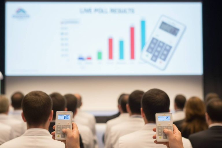 Congresos, juntas y presentaciones más dinámicas gracias al sistema de votación interactiva de Custom Vote