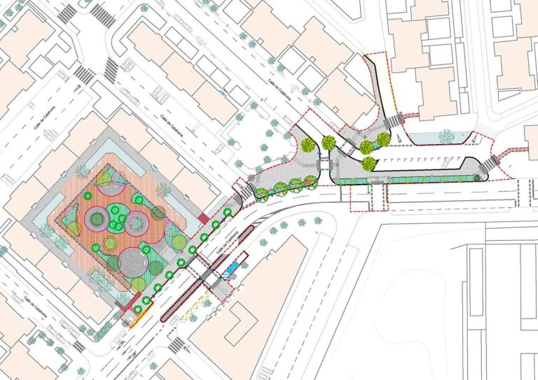 Licuas contribuye a transformar el barrio de Ambroz con nuevos espacios verdes, accesibles y sostenible