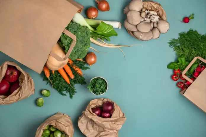 Alimentación sostenible. Foto de Mockuuups en Unsplash