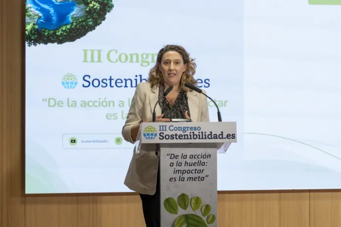 Cristina Sánchez llama a convertir los compromisos de sostenibilidad en resultados medibles